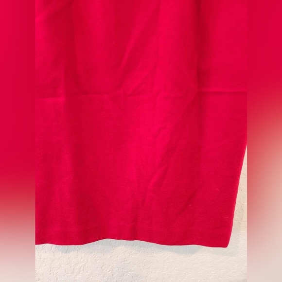Red Wool Skirt Size 10 - Picture 3 of 8